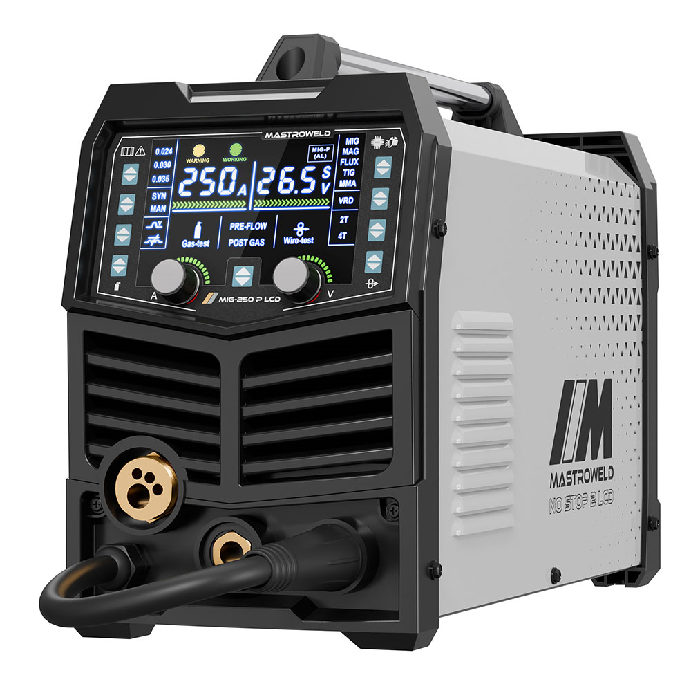 Mastroweld MASTRO MIG-250 P LCD multifunkciós hegesztő inverter termék fő termékképe