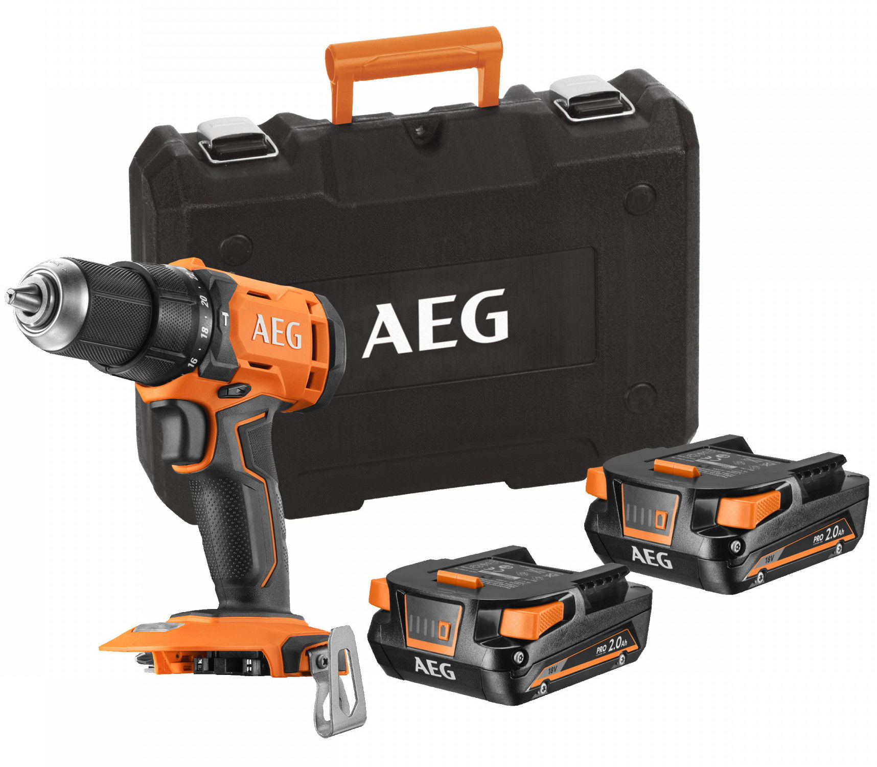 AEG BSB 18G4-202C akkus ütvefúró-csavarozó (2 x 2.0 Ah Li-ion akkuval, kofferben) termék fő termékképe