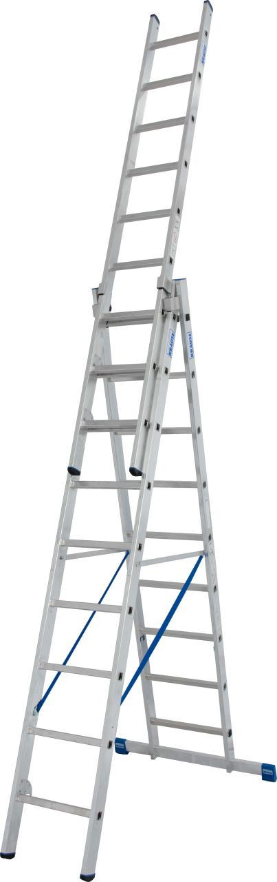 Krause STABILO Professional háromrészes létrafokos sokcélú létra lépcsőfunkcióval, 3x9 fokos termék fő termékképe