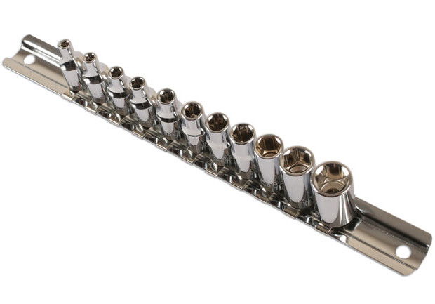 Laser Tools LAS-3399 1/4"-os speciális dugókulcs készlet angol veterán autókhoz, 0BA-10BA, 11 részes termék fő termékképe