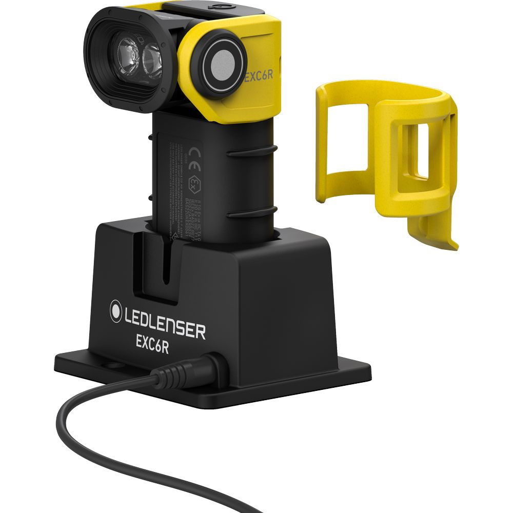 Ledlenser EXC6R tölthető robbanásbiztos ATEX LED pipalámpa töltővel, CRI70, 0/21 zóna, 3.7 V Li-ion, 300 lm termék fő termékképe